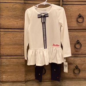 Girls size 4 Nautica matching set